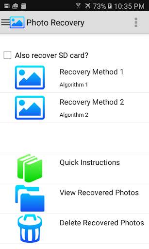 Photo Recovery screenshot 1