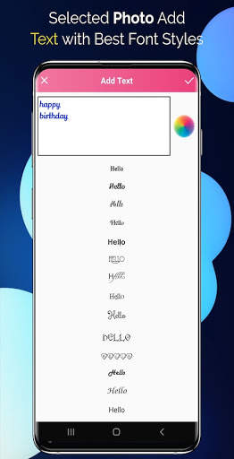Full screen Photo Video Maker with songs Animation screenshot 7