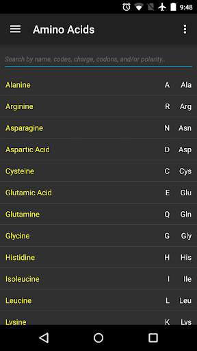 Amino Acids скриншот 1