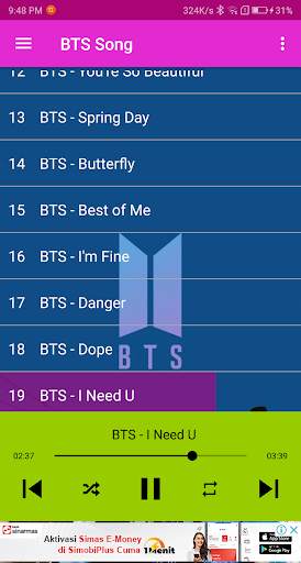BTS Song Offline screenshot 9