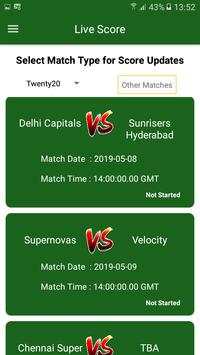 Live Cricket Score screenshot 2