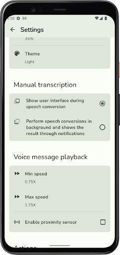 Transcriber for WhatsApp screenshot 6