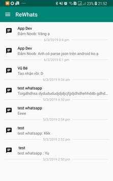 ReWhats - save Whatsapp deleted messages screenshot 1