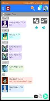 Blue Chat Lite screenshot 1