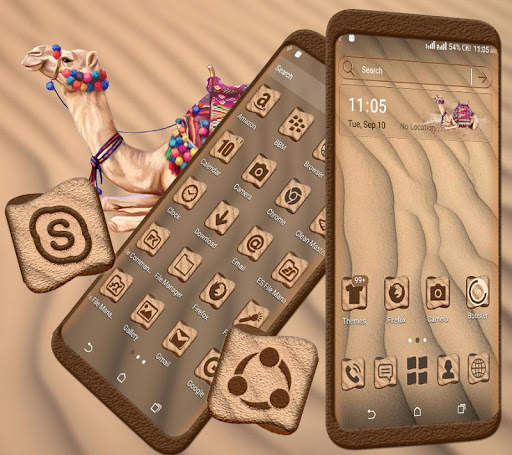 Desert Sand Waves Launcher Theme screenshot 2