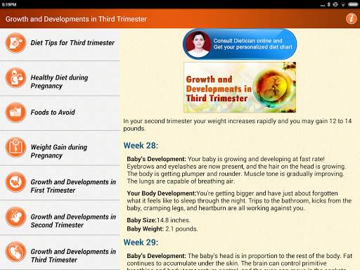 Pregnancy Tips Diet Nutrition screenshot 6