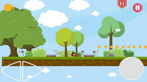 Super Red Jump Ball Mr Mustach screenshot 7