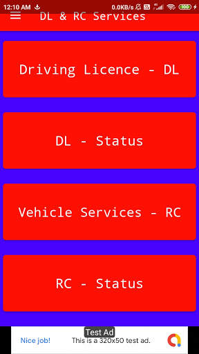 Online Driving Licence - DL & RC Status Details screenshot 7