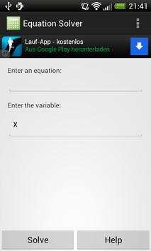Equation Solver screenshot 1