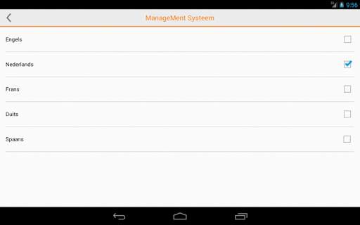 ManageMent Systeem Mobile screenshot 16