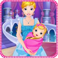 Cinderella gives birth games logo