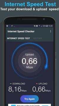 Internet speed Test : Wifi speed Checker screenshot 2