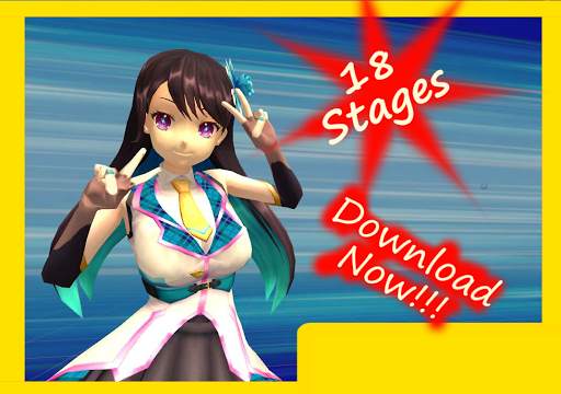 Anime Games Movil Miku Maze Runner 3D World screenshot 1
