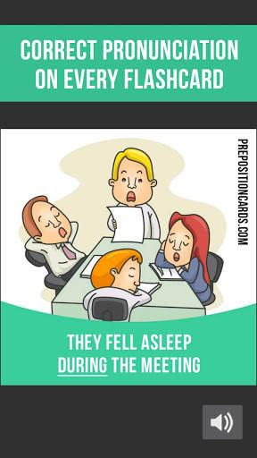 Prepositions Cards: Learn English Prepositions screenshot 2