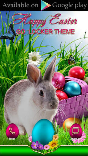 Happy Easter Go Launcher Theme screenshot 7