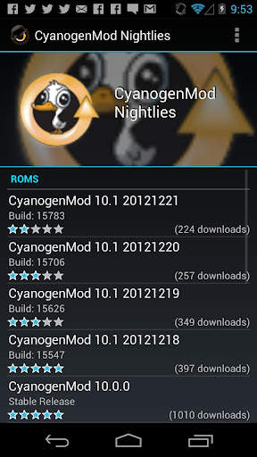 ROM Manager screenshot 3