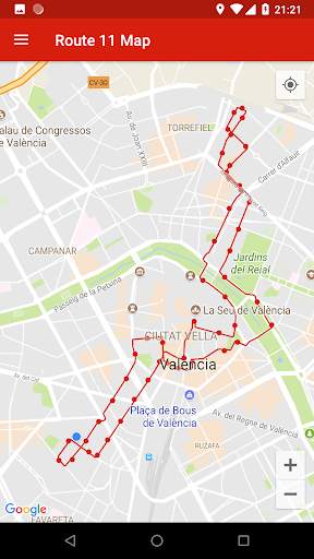 ValenBus: bus in Valencia screenshot 2