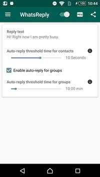 Auto-reply for WhatsApp screenshot 2