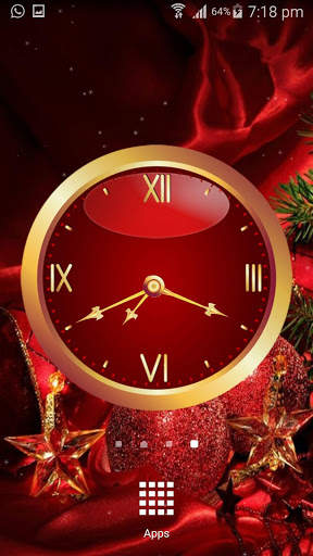 Christmas Clock Wallpaper screenshot 6
