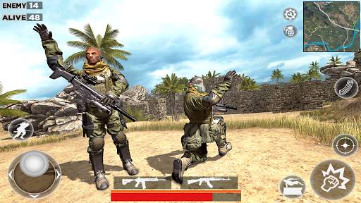 Battlegrounds Unknown Survival Free: Fire Squad screenshot 1