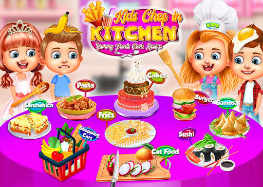 Kids Chef in Kitchen - Yummy Foods Cook Recipe screenshot 1