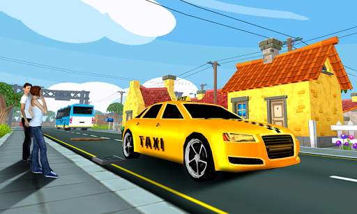 City Taxi Driving 3D screenshot 2