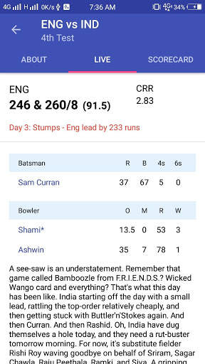 Live Cricket Score screenshot 6
