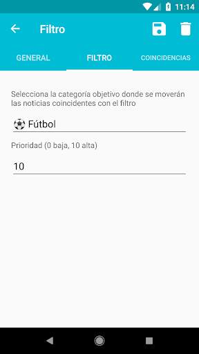 Feedfilter - Twitter, Noticias, RSS, Atom... screenshot 7