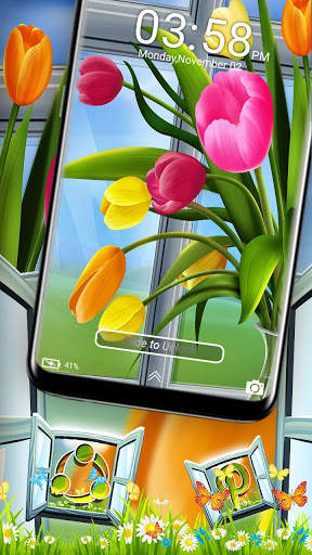 Tulip Flower Theme Launcher screenshot 4