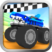 Blocky Monster Truck Racing icon