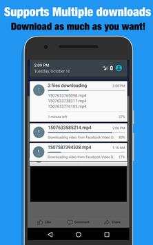 Video downloader for Facebook - easy and free screenshot 3