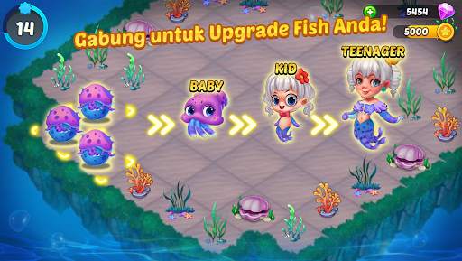Merge Mermaids-magic puzzles screenshot 3