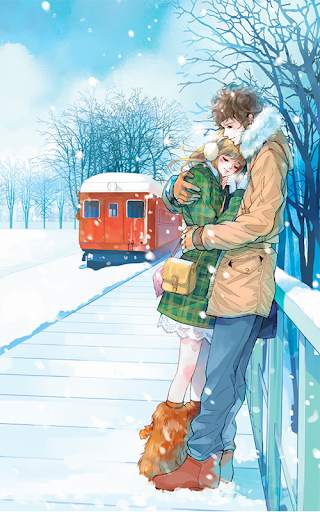 Romantic Anime Live Wallpaper screenshot 5