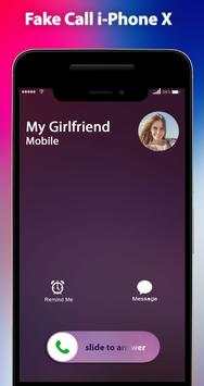 Fake Call i-Phone X 1 تصوير الشاشة