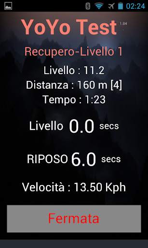 Yo-Yo Intermittent Test screenshot 3
