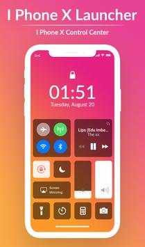 iphone X Launcher, OS 12 iLauncher & ControlCenter screenshot 3