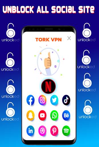 Best VPN 2021 - Tork VPN Free VPN Proxy Tunnel VPN screenshot 8