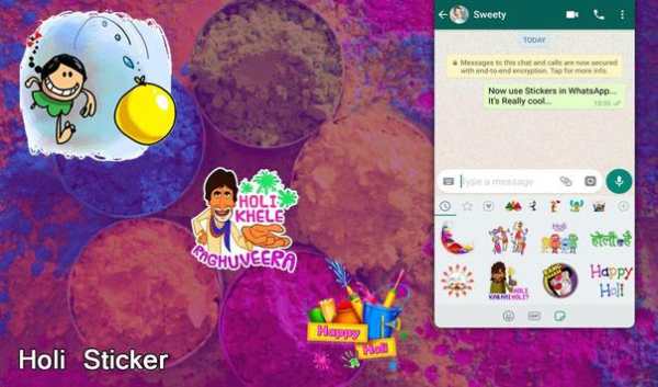 Holi stickers for whatsapp - WAStickers apps screenshot 3