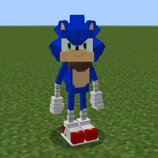 Mod Sonic skin for Minecraft 1.11