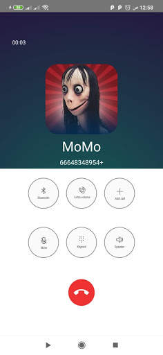 Momo scary fake call video and voice and chat screenshot 4