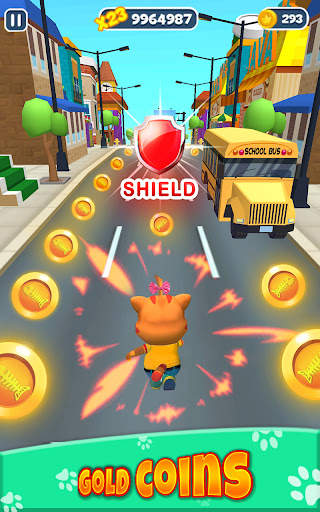 Tricky Cat Chase: Endless Run screenshot 4