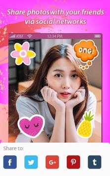 Kamera Selfie Makeup Kecantikan MakeOver Photo screenshot 6