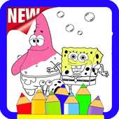 Coloring Sponge on 9Apps
