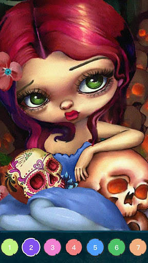 Zombie Coloring - Color by Num screenshot 8