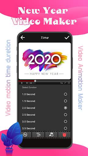 Happy New Year Photo Video Maker 2020 screenshot 5