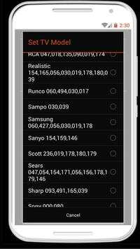 Universal Remote Control TV screenshot 2
