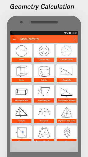 Geometry Formula Calculation скриншот 1