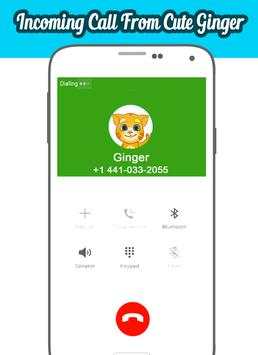 Call From Talking Ginger screenshot 2