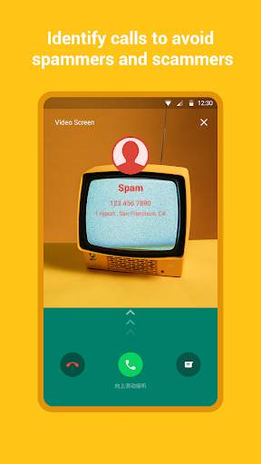 Color call screen for WhatsApp screenshot 2