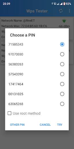 WPS WPA Connect screenshot 2